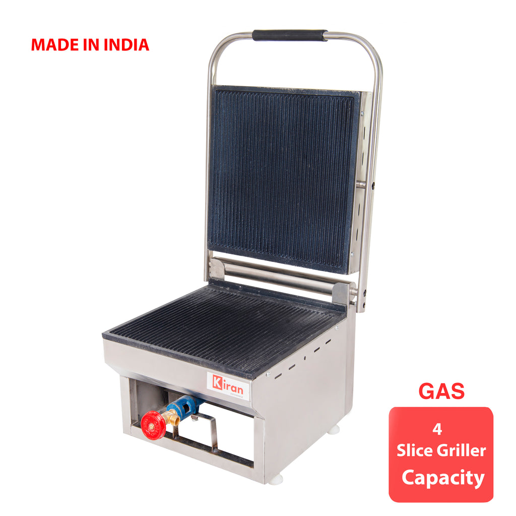 Lpg Gas Sandwich Griller, For Commercial, Capacity: 4 Slice