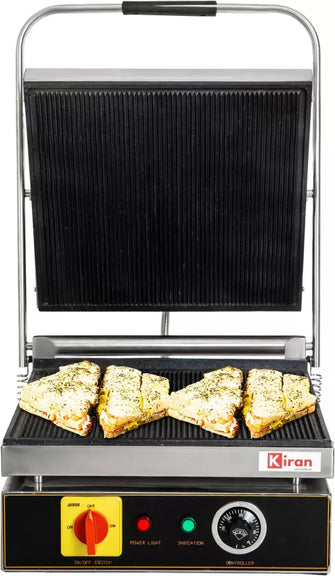 9 slice Jumbo sandwich griller - Plate size 16X16 Inches