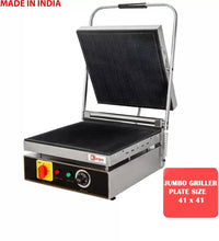 9 slice Jumbo sandwich griller - Plate size 16X16 Inches