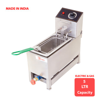 Kiran Kitchen Versatile 5-Litre Gas and Electric Fryer